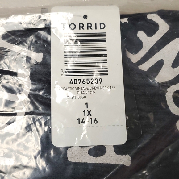 ❤️NWT VINTAGE TORRID TEE - SARCASTIC TONE VINTAGE GRAPHIC -100% COTTON PLUS SIZE - Picture 9 of 11